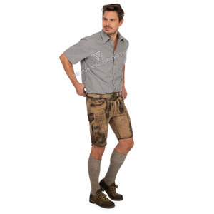 Wholesale New Style Bavarian German Checkered <b>Shirt</b> OEM Service Traditional Casual Winter <b>Shirt</b> 100% Cotton Customizable 2026 - Product Image 4