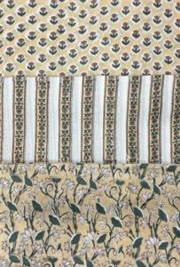 Tissu en coton léger imprimé au bloc, tissu en coton doux de qualité supérieure pour robes et fournisseur en gros pour l'exportation, fournisseur pour commandes en gros - Product Image 3