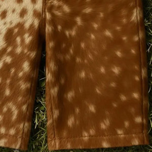 Shorts en cuir de vachette décontractés pour homme, automne-hiver, haute qualité, vintage, respirants, tendance - Product Image 5