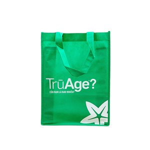 Bolsa de tela no tejida ligera, personalizada al por mayor, multifuncional, para compras en supermercados, exposiciones y regalos. - Product Image 4