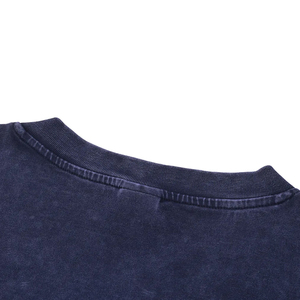 T-shirt à col rond pour homme, manches courtes, 100% coton jersey, coupe ample, anti-rétrécissement, logo personnalisé imprimé à l'écran, décontracté, vintage, 240 grammes - Product Image 4