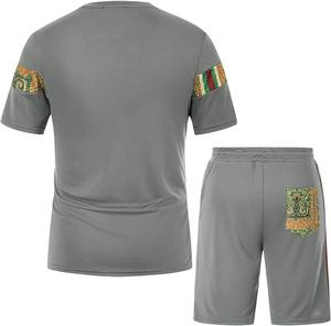 Five B New Fashion Custom Summer T-shirt and Short <b>Twin</b> <b>Set</b> 100% Cotton Premium Quality Eco-Friendly Streetwear Men's Shorts <b>Set</b> - Product Image 2