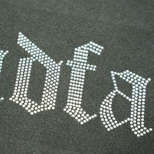Sweat à capuche personnalisé de luxe en strass pour homme, style streetwear, 500 g/m², 100 % coton, épais, avec strass, sur mesure - Product Image 3