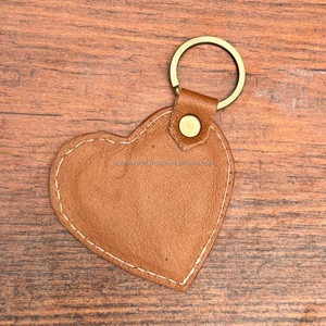 Véritable cuir de fourrure de vachette usiné à la main nouveauté porte-clés en cuir porte-clés élégant porte-clés Offre Spéciale élégant - Product Image 3