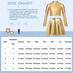 6-14 enfants contemporain stage scène danse Performance porter Costume vêtements filles patinage artistique formation Dancewear - Product Image 6