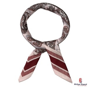 Custom Printed Short <b>Scarf</b> Fabric Private Label OEM ODM Textile Manufacturer for Fashion Accessories Wholesale Export - Product Image 3