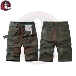 Service OEM – Nouveauté 2026 – Short Cargo Décontracté pour Homme en Coton 100% – Couleur Verte – Qualité Supérieure – Confortable pour l'Été - Product Image 3