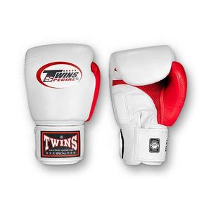 Gants de boxe sur mesure pour jumeaux, les plus vendus, en cuir véritable à 100 %, fermeture auto-agrippante, pour Muay Thai, Sanda et arts martiaux - Product Image 1