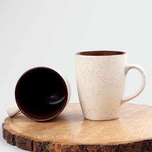 Juego de Té de Cerámica de 300 ml, Diseño Moderno y Lujoso, Ecológico, Duradero, Portátil, de una Sola Pieza, Regalo para Oficina, Acabado Mate, Beige Marrón - Product Image 3