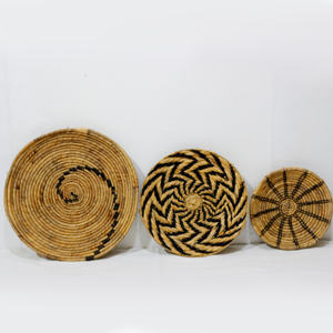 Décoration murale marocaine en bambou de haute qualité, faite à la main, en jonc de mer et jacinthe d'eau, décoration naturelle pour la maison, Artex Dong Thap SD1898B-3MC - Product Image 5