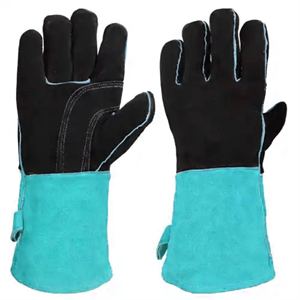 Guantes de Soldadura de Cuero Reforzado, Guantes de Trabajo Industriales de Alta Resistencia, Protección de Seguridad, Guantes para Bomberos y Barbacoa - Product Image 5