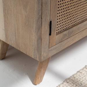 Buffet et meuble de rangement en rotin à deux portes Vandana Pebble Orion pour des intérieurs modernes et élégants - Product Image 5