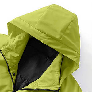 Men's <b>Waterproof</b> Zip Hooded Softshell Jacket <b>Winter</b> Outerwear <b>Coat</b> with Pockets for Hiking and Camping Custom Softshell Jacket - Product Image 3