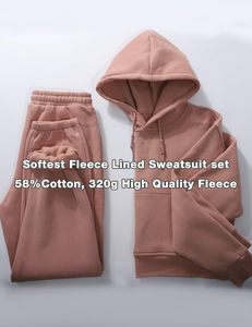 Ensemble de survêtement décontracté pour femme, coupe oversize, deux pièces, pour l'entraînement et le jogging, marque privée - Product Image 2