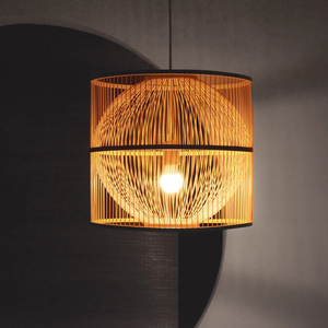 Vietrustic Wholesale Price Bamboo Ceiling <b>Light</b> Handmade Woven Chandelier For Vintage Decoration - Product Image 5