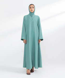 Quick Dry Breathable Ladies Abayas <b>Long</b> <b>Sleeves</b> <b>Top</b> Quality Abaya Wholesale Muslim Ladies Abaya in Solid Color OEM Services - Product Image 6