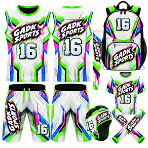 Uniformes de football américain 7v7 personnalisés de qualité supérieure, équipement de compression de haute qualité, ensembles de football 7 sur 7 - Product Image 1