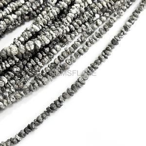 Natural Grey Diamond Beads Aaa Gray Diamond Uncut Beads 2-3MM Raw Diamond Beads Rough Diamond Nugget Beads For Jewelry Making Su - Product Image 2