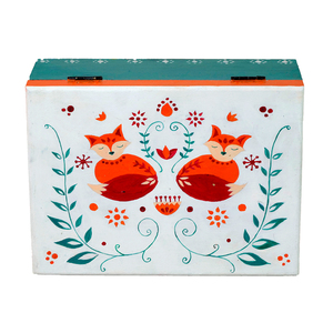 Caja de Joyería de Ratán de Lujo Moderna, Ecológica, Hecha a Mano, con Bordado Floral, de Poliéster, con Borlas y Cuentas, Elegante - Product Image 4