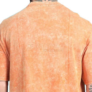 เสื้อยืดผู้ชายสไตล์ลำลองแบบโมเดิร์น ล้างสีแบบแอซิดวอช ดีไซน์เก๋ไก๋ สวมใส่สบาย ดูดีมีสไตล์ - Product Image 5