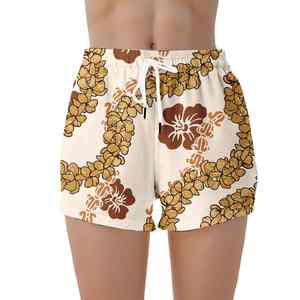 Nouvelle Collection 2026 – Short de Plage Femme Taille Haute Coupe Droite Sportif Imperméable avec Logo Personnalisé pour l'Été - Product Image 2