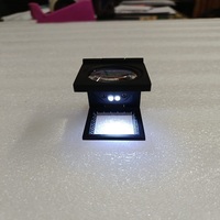 Loupe pliante pour test du lin, outil d'inspection de sécurité avec échelle de mesure pour l'impression textile et le contrôle qualité