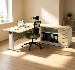 Escritorio Ejecutivo Moderno y Duradero con Superficie de Madera, Muebles de Oficina DIY, Espacio de Trabajo de 6 Pies, Uso Comercial, AY Office - Product Image 4