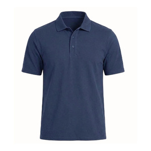 Camisa polo para hombre con botones, manga corta, de alta calidad, ODM, poliéster, impresión de logotipo personalizado, tela transpirable - Product Image 1