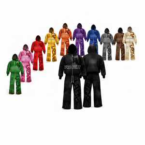 Vêtements d'hiver en gros, impression personnalisée, streetwear, sweat-shirt, pantalon de survêtement, tenue de sport décontractée et tendance, ensembles personnalisés 100% coton - Product Image 1