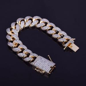 กำไลข้อมือ Orelia Luxe รูปหัวสิงโตสีทอง ดีไซน์แบบ Cuban Link สไตล์ฮิปฮอป ทันสมัย ลายสัตว์ สำหรับผู้ชาย ชุบทอง 18K ของขวัญเครื่องประดับ - Product Image 6