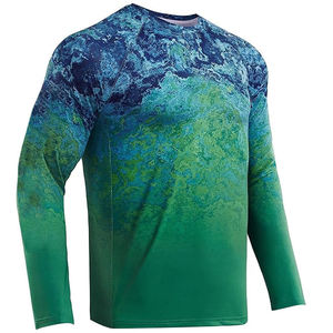 เสื้อตกปลาแขนยาวผู้ชาย UPF50 แห้งเร็ว ลายพราง โพลีเอสเตอร์ สวมหัว สไตล์เสื้อพูลโอเวอร์ สำหรับผู้ใหญ่ เสื้อผ้าสำหรับกิจกรรมกลางแจ้ง - Product Image 6