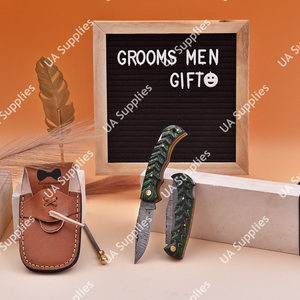 มีดพับเหล็กดามัสกัสออกแบบเองได้ คมกริบระดับมืออาชีพ มีดพกพาอเนกประสงค์ EDC รองรับ OEM/ODM ขายส่ง - Product Image 6