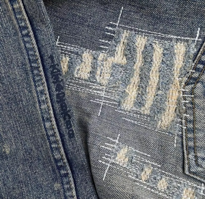 Jeans en denim pour hommes 2026 de haute qualité, coupe évasée, déchirés et usés, style streetwear hip-hop Y2K, délavage vintage, OEM ODM, en coton - Product Image 6