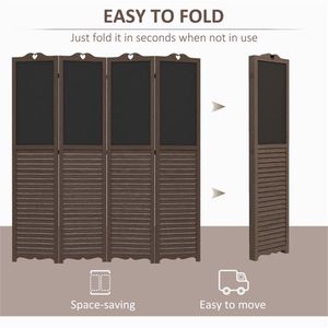 Premium Wooden Screens & Room Divider Privacy Screen for Home or Office - Product Image 1