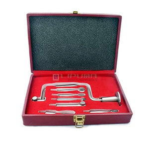 Taladro manual ortopédico Hudson Brace, herramienta para perforación ósea, instrumentos médicos, procedimientos clínicos veterinarios, acero inoxidable - Product Image 1