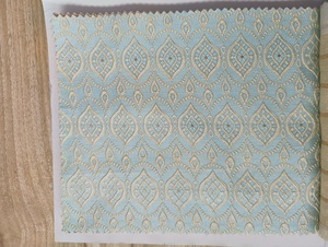 Tela Georgette de Punto por Urdimbre, Suave, Duradera, de Peso Medio, con Material de Poliéster/Viscosa para Diseños y Patrones de Bordado para Bodas - Product Image 5