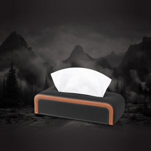 Accessoires pour camions Eco Curve Tan-Black Tissue Box - Product Image 3