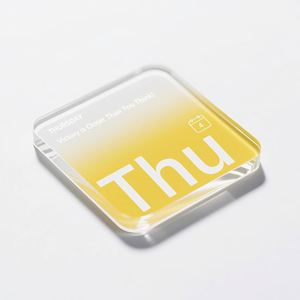 Vente chaude - Aimant de réfrigérateur en acrylique 3D de forme personnalisée, style Art Déco, pour la décoration de la maison et les cadeaux de Pâques - Product Image 1