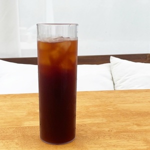 Vaso Transparente Recto Ecozen de 24oz 700ml, Diseño Baton, Libre de BPA, Plástico Resistente, para Café - Product Image 3