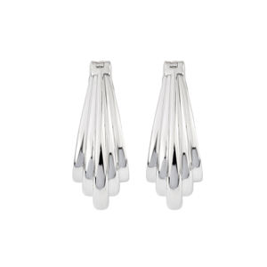 BOHEMIAN 925 STERLING SILVER PLATED HOOP <b>EARRINGS</b> FOR WOMEN ELEGANT ANNIVERSARY JEWELRY GIFTS LIGHTWEIGHT CLASSIC DAILY WEAR - Product Image 3