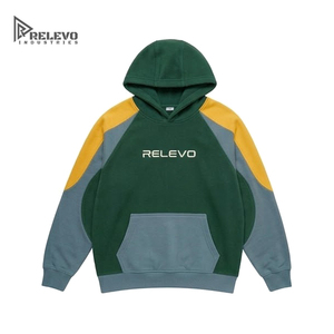 เสื้อฮู้ดดี้ผู้ชายผ้าฟลีซหนา 350 กรัม ผ้าฝ้าย 100% ปักโลโก้ตามสั่ง สีเขียวฟอเรสต์ คุณภาพสูง เป็นมิตรกับสิ่งแวดล้อม ปักลายแบบสตรีทแวร์ - Product Image 1