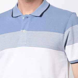 Chemises polo décontractées pour hommes, en tissu jersey, à manches courtes, boutonnées, couleur unie, séchage rapide, avec logo personnalisé OEM imprimé sur le devant, vente en gros - Product Image 6