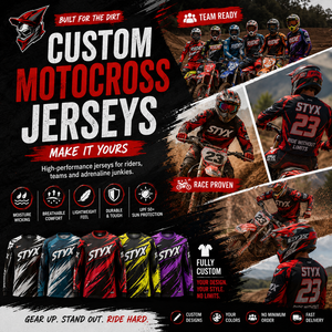 Maillots de motocross légers pour hommes et femmes, personnalisables, respirants, pour la gym et le sport, sublimation, logo personnalisé, OEM - Product Image 3