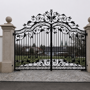 Discover bespoke ornamental wrought iron <b>gates</b> built to enhance home security while adding unmatched architectural elegance now! - Product Image 4