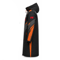 Vêtements d'hiver d'extérieur en gros : Vestes longues matelassées à capuche en textile grande taille, manteaux chauds décontractés en toile – Vente en gros