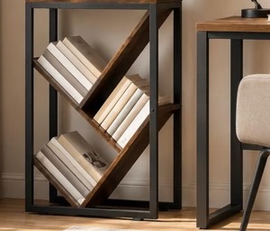 Modern <b>Wooden</b> Etagere Shelf 4-Tier Freestanding Backless <b>Bookcase</b> Midcentury Design Living Room Furniture - Product Image 6