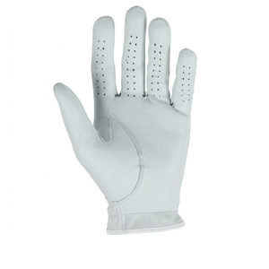 Guantes de Golf de Cuero Premium – Cuero Genuino Cabretta, Agarre Suave, Transpirables, Antideslizantes, para Zurdos, Unisex, Blancos - Product Image 6