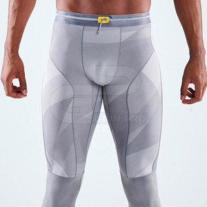 Pantalons de compression professionnels pour hommes, légers et respirants, parfaits pour la musculation, l'haltérophilie et le fitness. - Product Image 5
