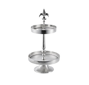 Support à gâteau en acier inoxydable de qualité supérieure, idéal pour les gâteaux de mariage et les présentations de fêtes, marque privée. - Product Image 1