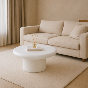 Table basse en béton moderne Vandana Astra Sierra pour les espaces de vie contemporains - Product Image 2